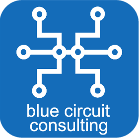 Blue Circuit Logo